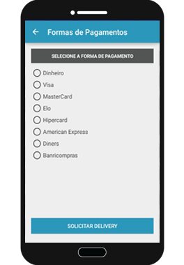 Formas de Pagamento