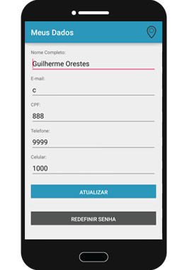 Editar Dados App5M Delivery